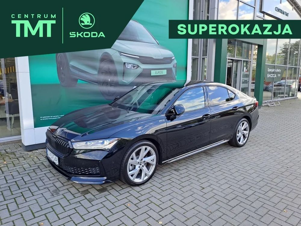 SKODA SUPERB 2.0 TSI 265KM DSG 4X4 SPORTLINE, fabryczny hak, dostępny od ręki