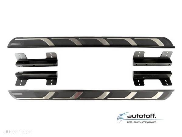 Praguri laterale Audi Q7 4M (2015+) trepte aluminiu NEW - 3