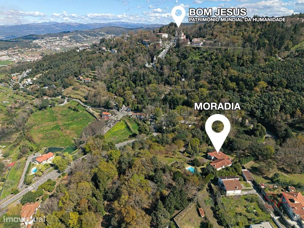 Moradia com piscina, jardim e bosque localizada na Encosta do Bom J...-52