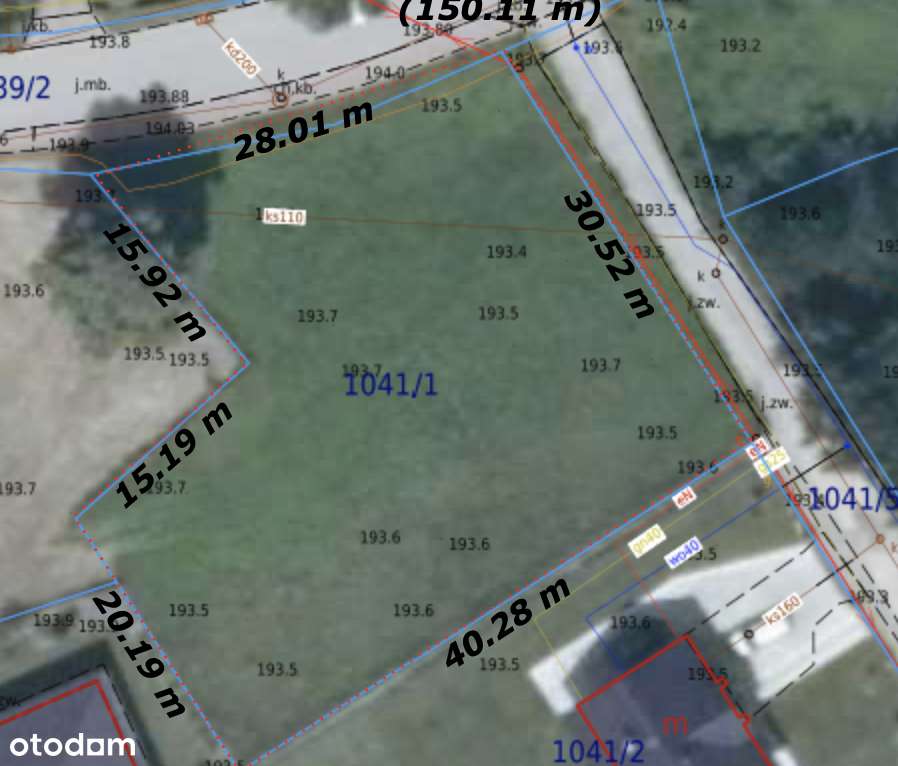 Uzbrojona działka 1182 m² w Niepołomicach, płaska, bez pośredników - Pełny obrazek: 4/6