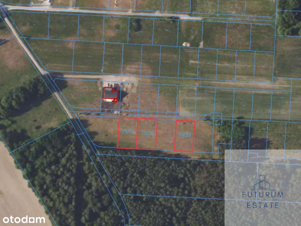 Działki budowlane na sprzedaż - Skrybicze - Pełny obrazek: 3/8