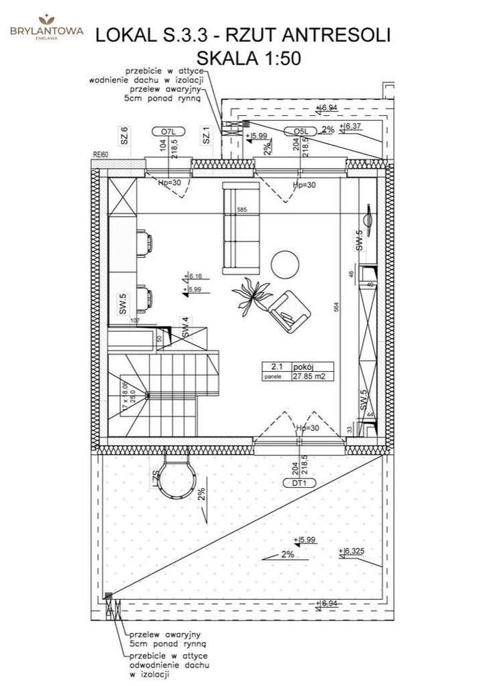 Nowy dom 138m2, 6 pokoi, garaż, ogródek 58m2 - Pełny obrazek: 5/12