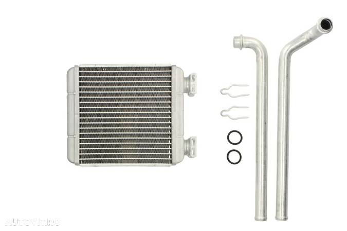 Radiator Incalzire Smart FORTWO (W451), 01.2007-2014, motor 0.8 CDI, diesel, 1.0, 1.0 T, benzina, cu conducte, aluminiu brazat/aluminiu, 140x133x32 mm, - 1