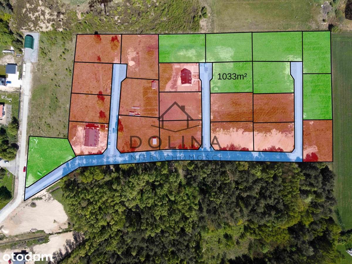 Działka budowlana blisko lasu w Dobrzewinie !-1