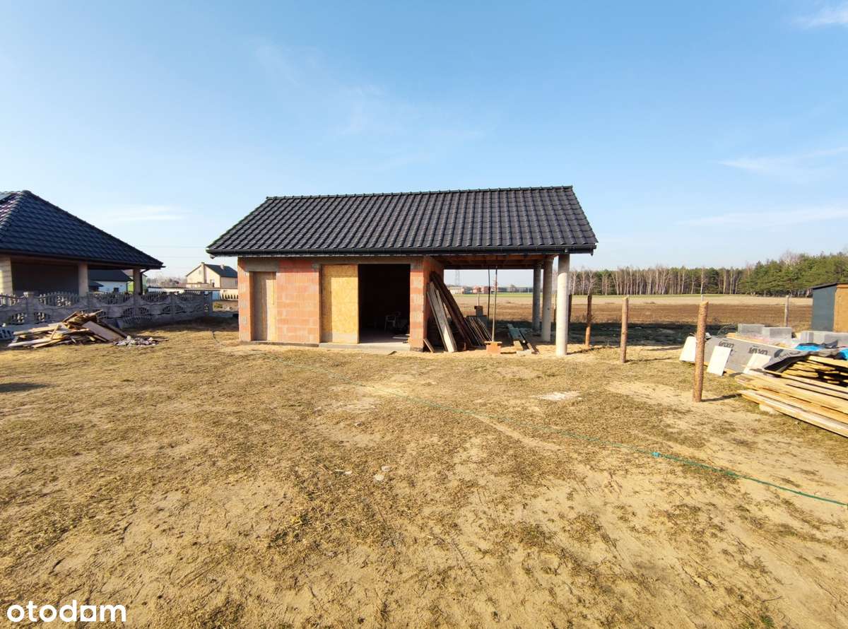 Dom w trakcie budowy w sąsiedztwie lasów i Jeziora Ślesińskiego-7