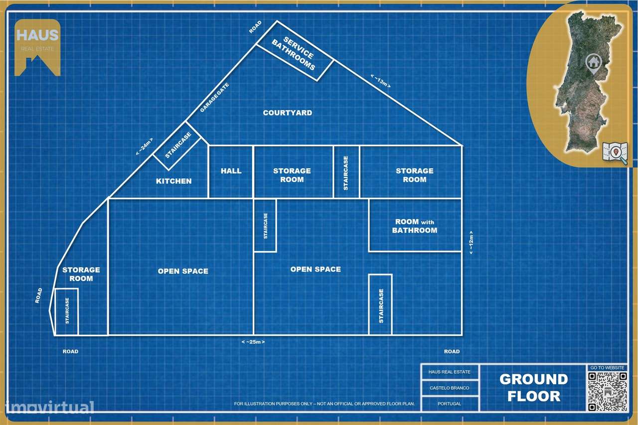 Habitação 590m2 - Imóvel Urbano Versátil - Castelo Branco - Grande imagem: 5/56