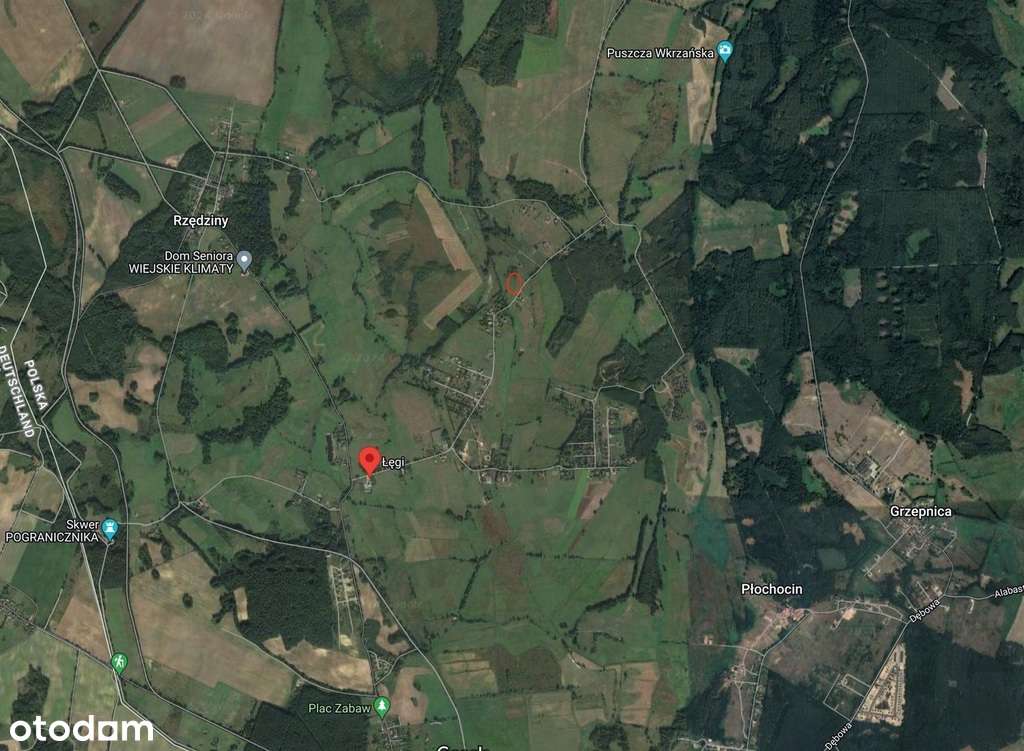 Działki przy Puszczy Wkrzańskiej z WZ - Pełny obrazek: 4/5