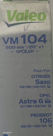 NOWA WYCIERACZKA VALEO SILENCIO VM104 500mm - 2