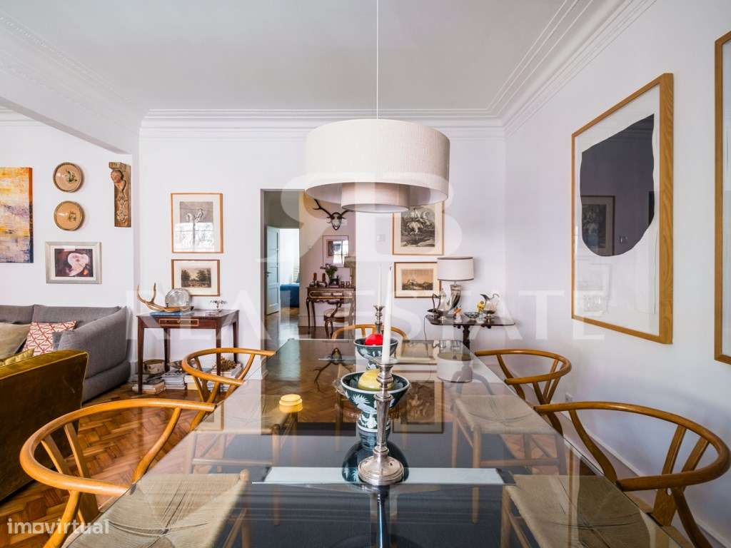 T3 com 1 Suite + Pátio comum e alguma VISTA RIO | RESTELO - Lisboa.-21