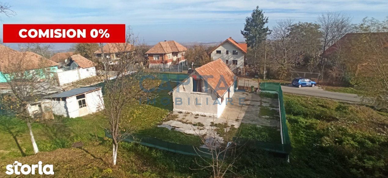Casa cu teren de vanzare la 12 km distanta de Cluj Napoca