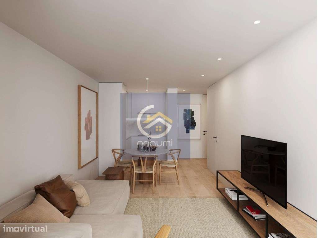 Apartamento T2 Novo no Centro de Paredes - Estilo Contemporâneo, Co... - Grande imagem: 4/19