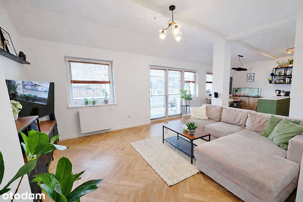 Nowy budynek. 76m2 mieszkania + 20m2 tarasu +4m2 komórka + m-ce post. - Pełny obrazek: 5/18