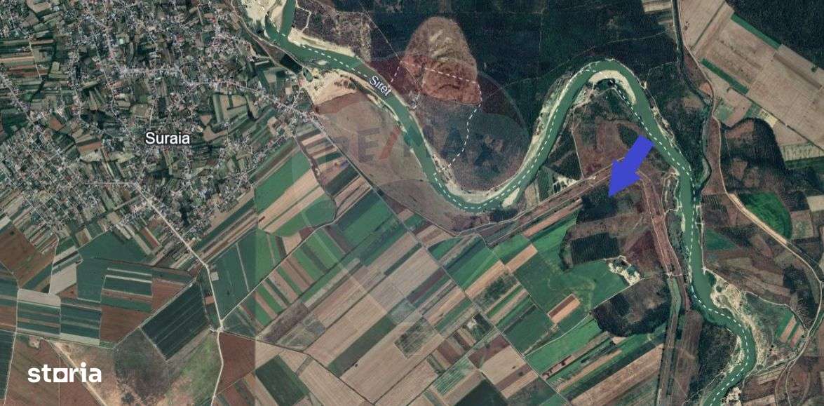 Teren / Padure 8ha Lunca Siretului.-1