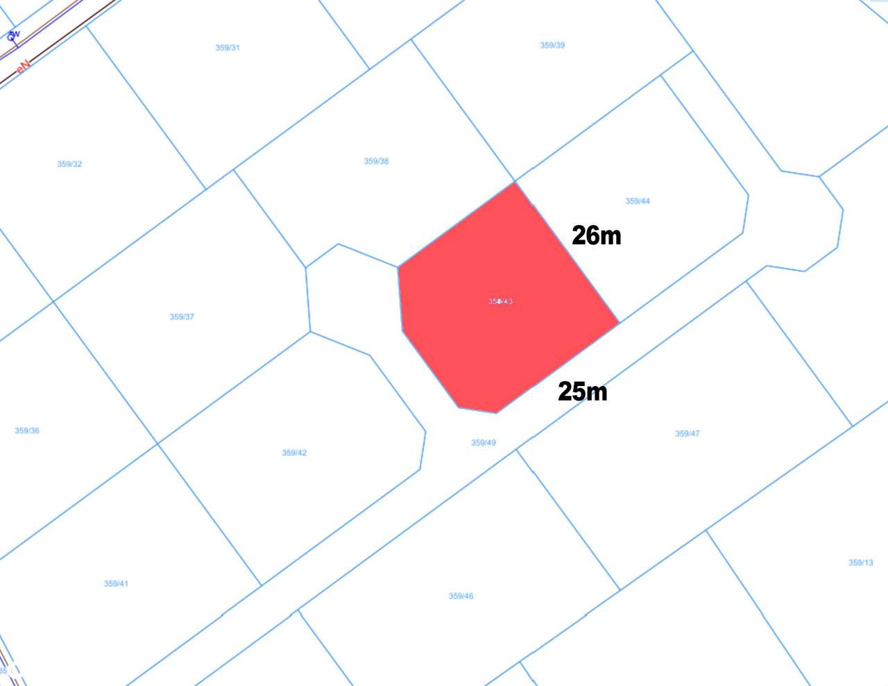 Działka budowlana z WZ 661 m² — Karczów, gm. Dąbrowa-2