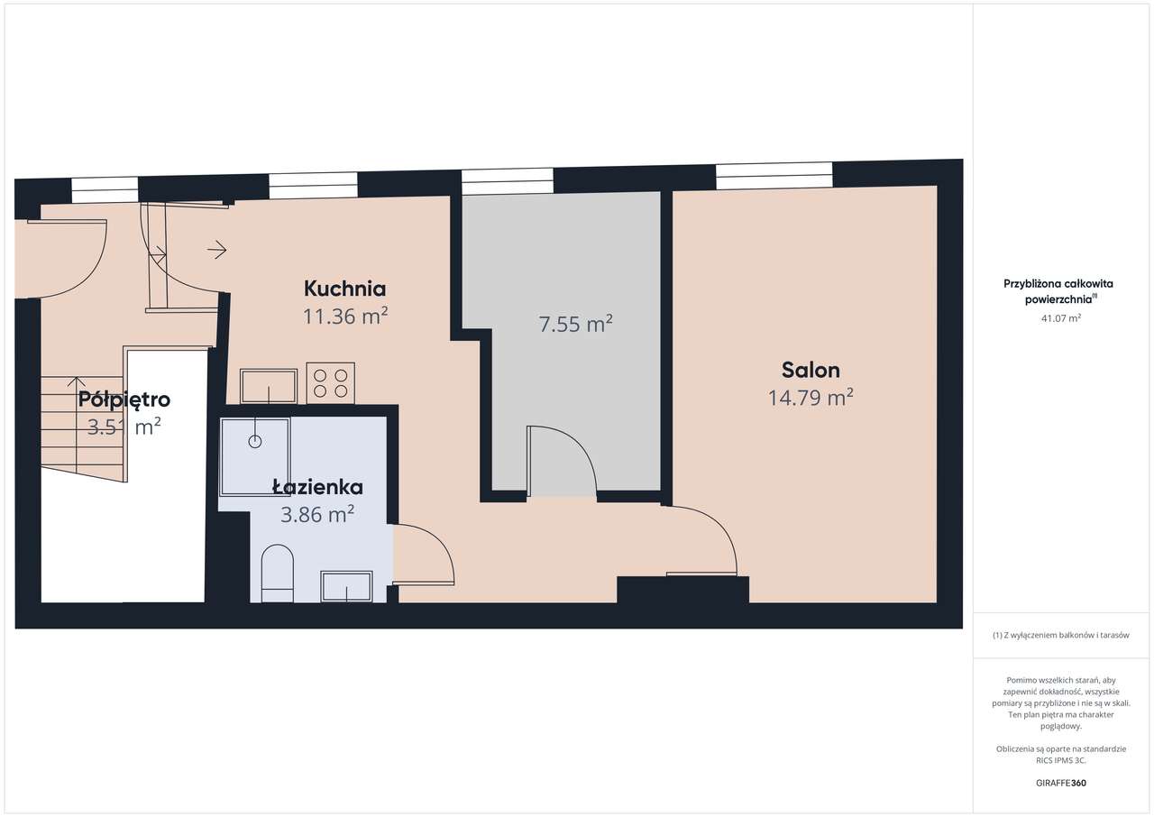 Kalisz, mieszkanie dwa pokoje, 1 p. do wprowadzenia.-11
