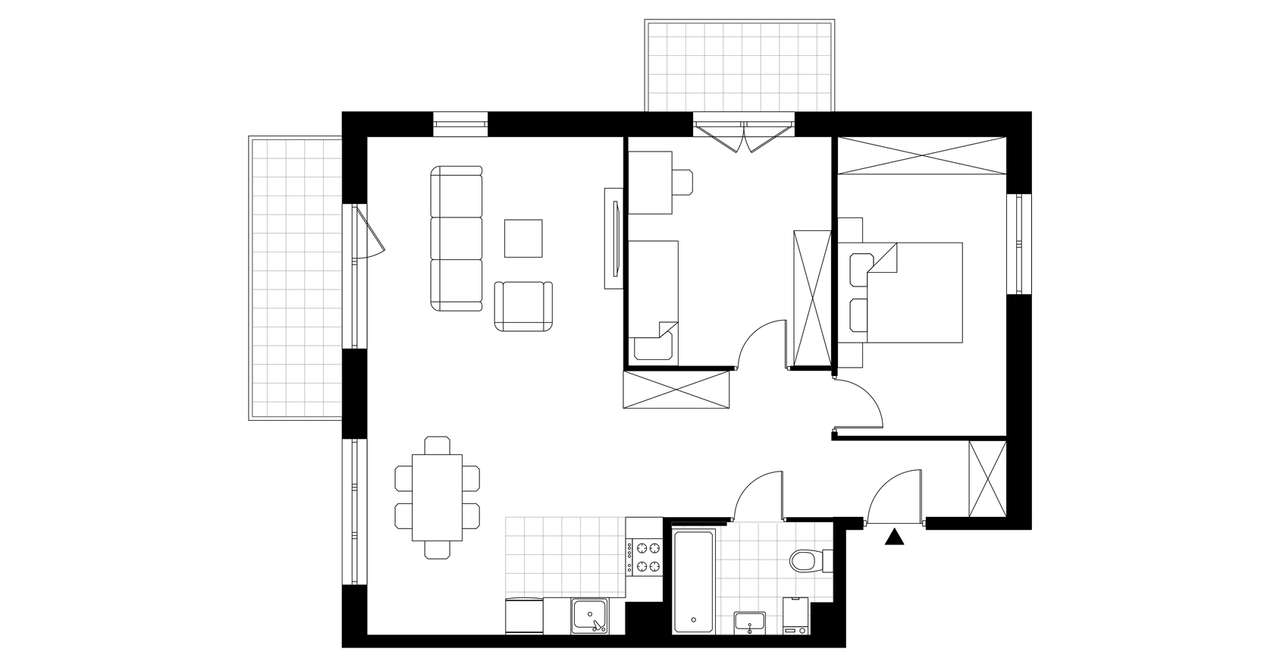 3-pokojowe mieszkanie 71m2 + 2 balkony - Pełny obrazek: 4/9