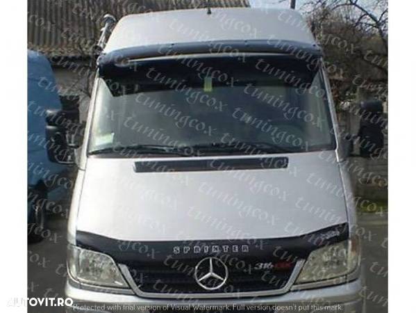 Parasolar parbriz Mercedes Sprinter CDI 01-06,Oglinzi cromate,deflector capota - 5