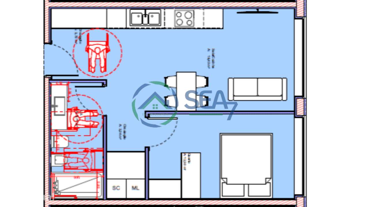 Apartamento T1 em construção, Meadela, V. Castelo-24