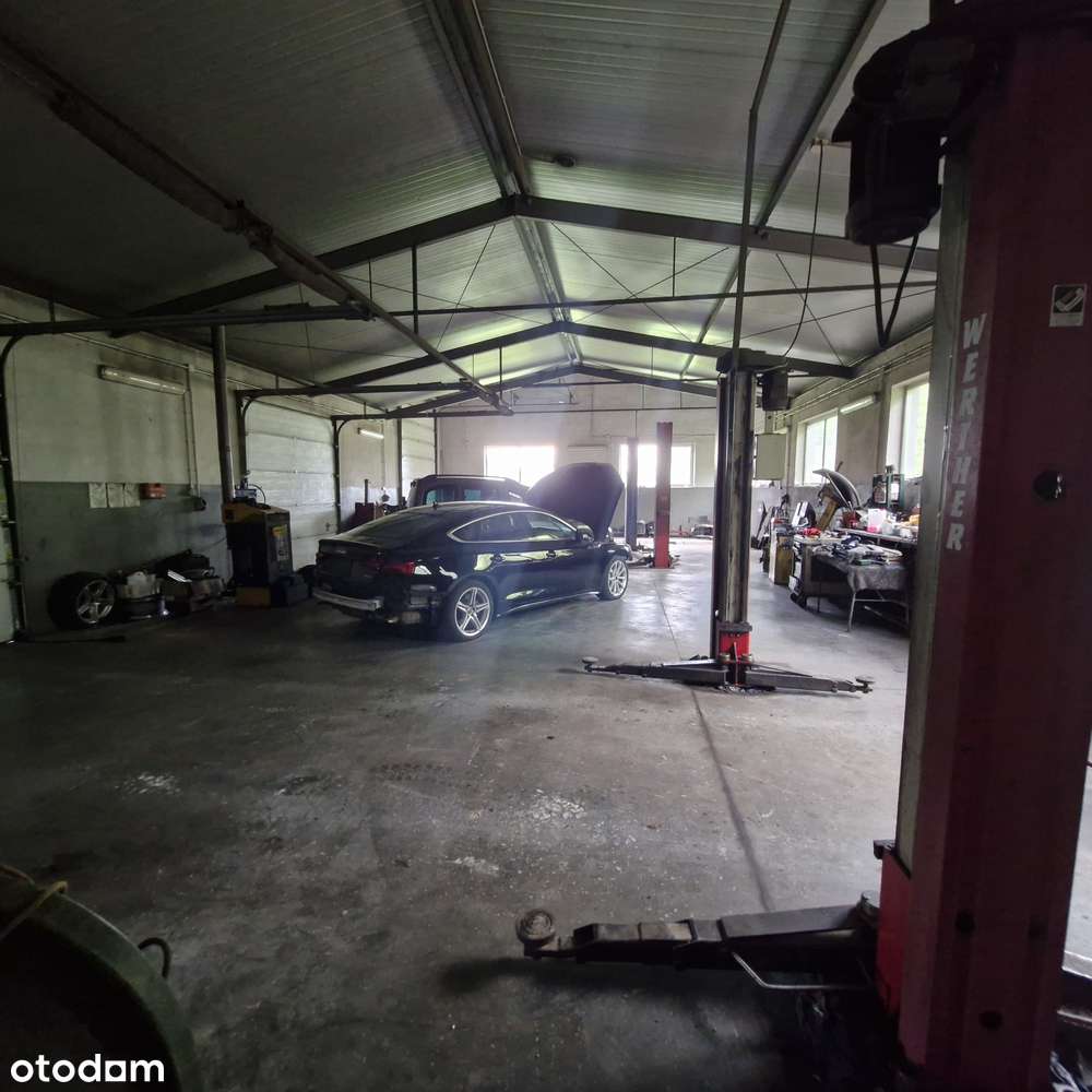 Wyposażony warsztat samochodowy przy drodze krajowej E4 – Podgrodzie - Pełny obrazek: 5/9