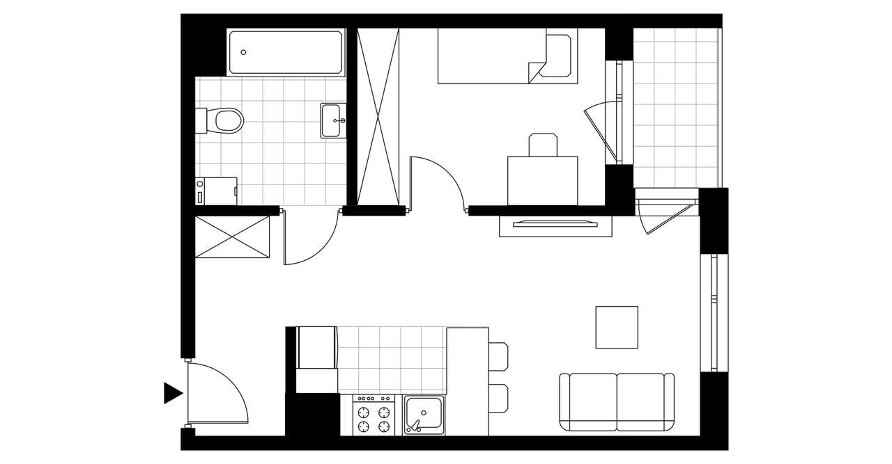 Piasta Towers| mieszkanie 2-pok.| 86_20 kredyt 2% - Pełny obrazek: 3/8