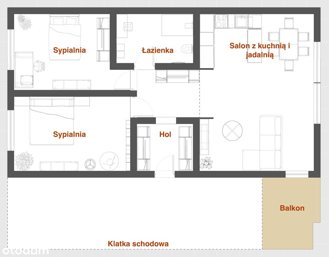 Dwustronne z widokiem na zieleń | 2. sypialnie | DUŻY garaż-12