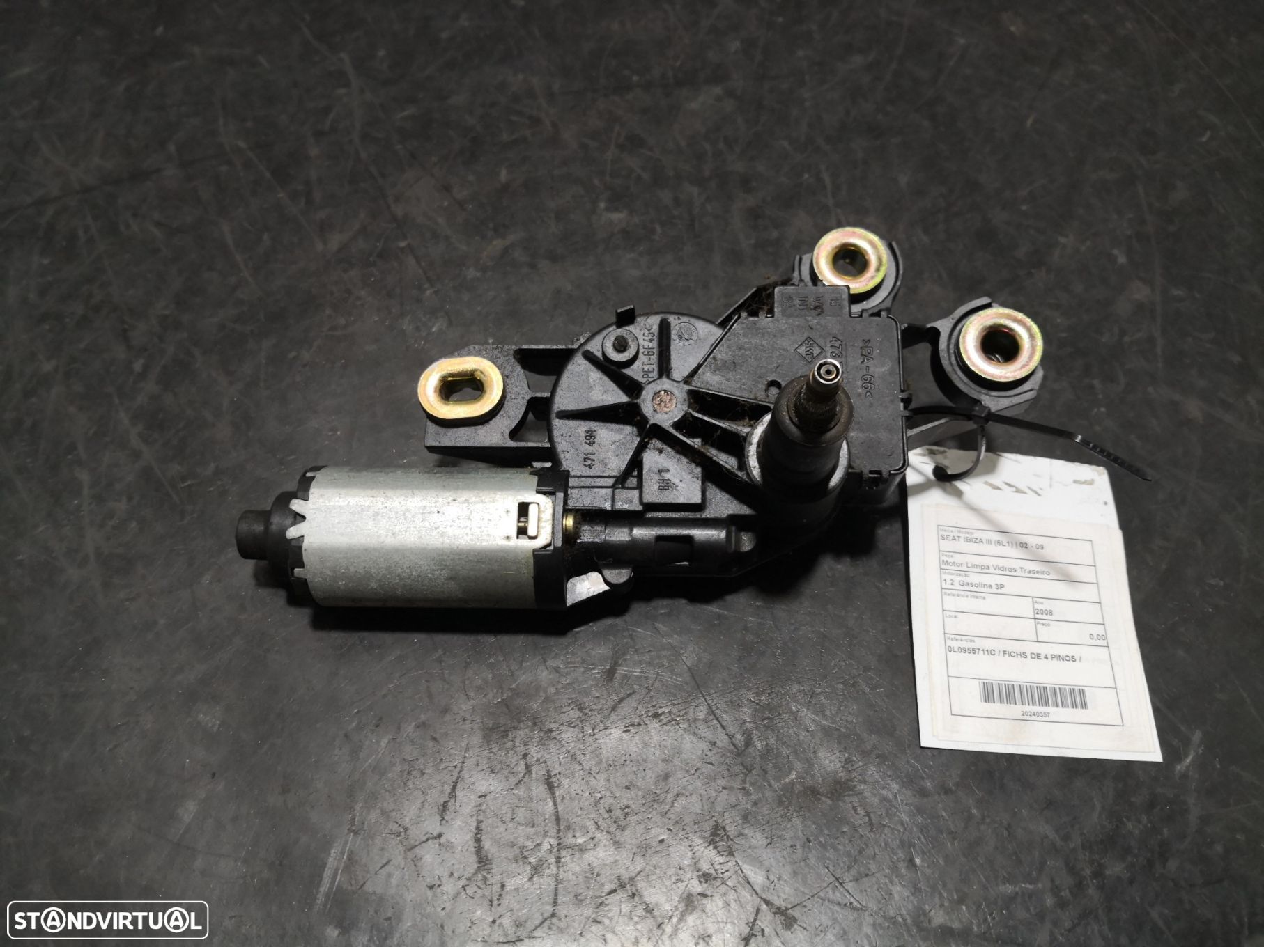 Motor Limpa Vidros Traseiro Seat Ibiza Iii (6L1) - 1