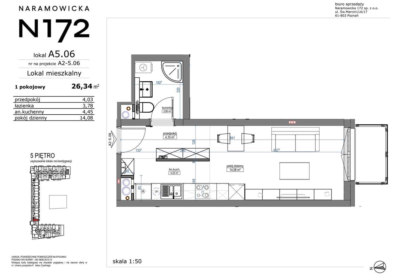 1-pokojowe mieszkanie 26m2 + balkon Bez Prowizji - Pełny obrazek: 2/9