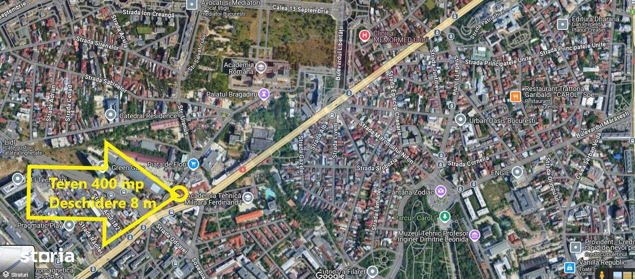 Teren Calea Rahovei 400 mp Piata George Cosbuc - Imagine principală: 4/10