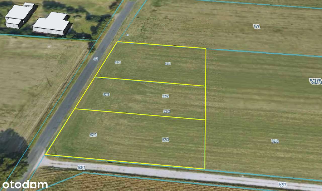 Trzy ustawne działki budowlane w Batkowie - Pełny obrazek: 5/8