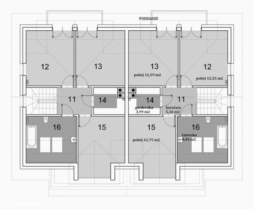 Przestronna, słoneczna połowa bliźniaka w Linii. - Pełny obrazek: 4/8