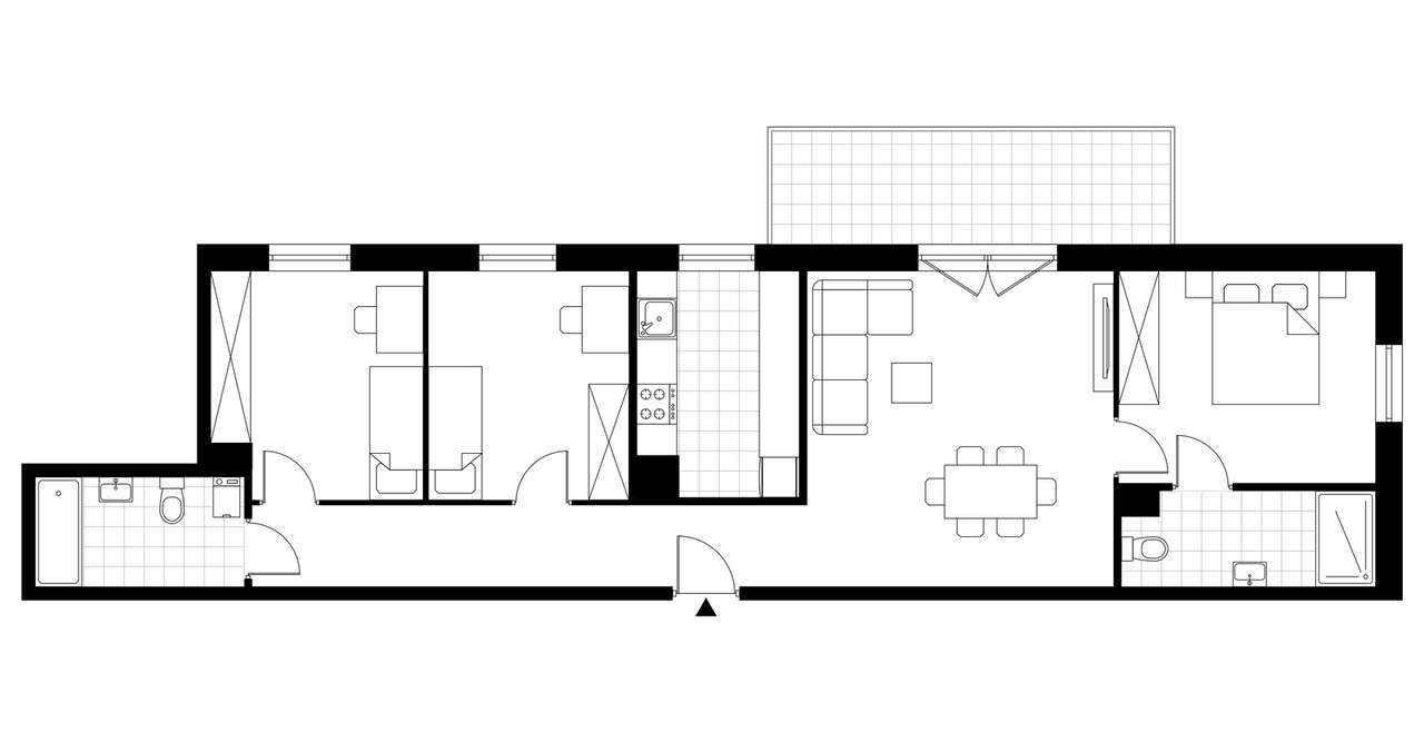 4-pokojowe mieszkanie 81m2 + balkon Bezpośrednio - Pełny obrazek: 4/9