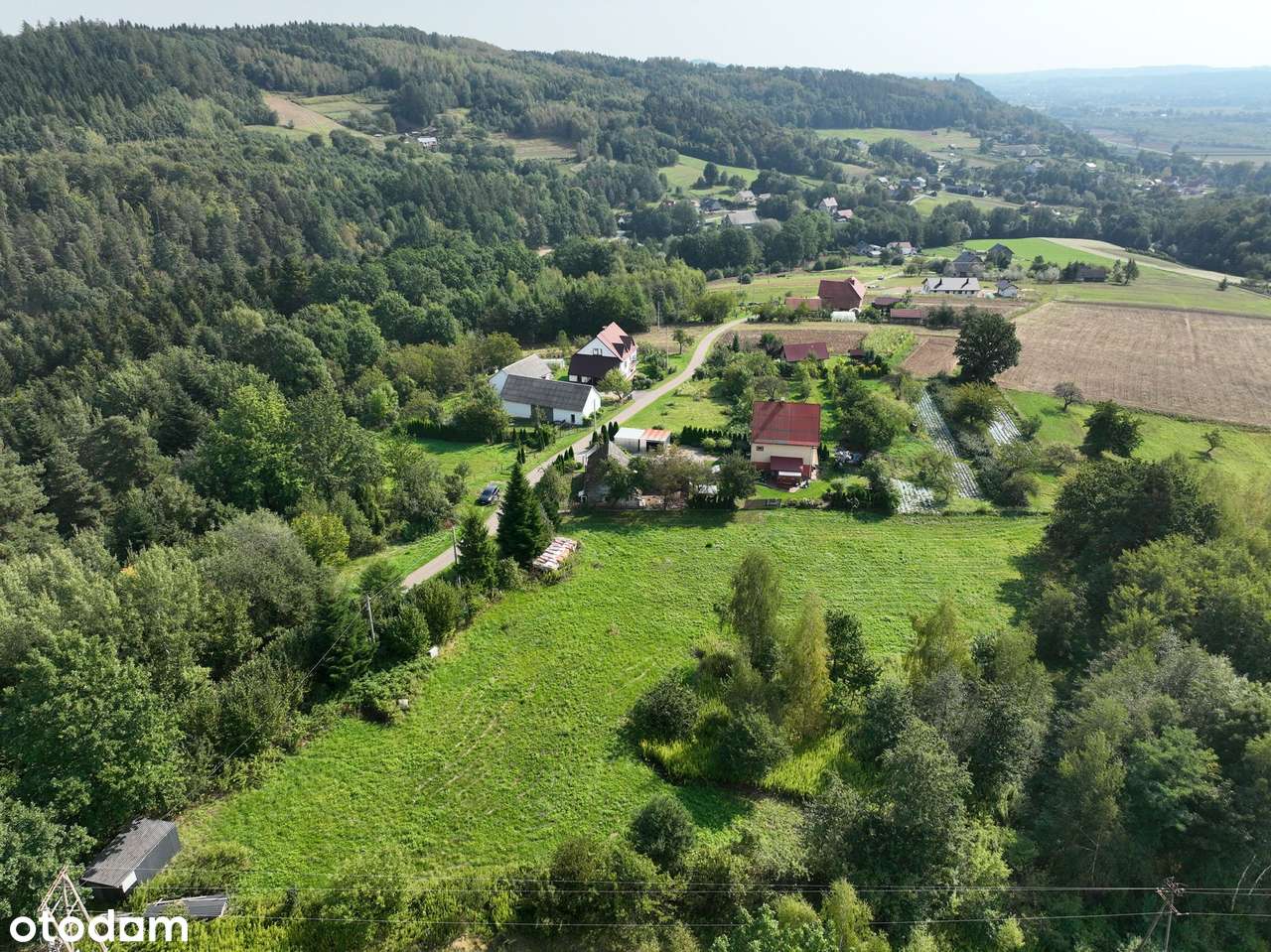 Widokowa działka z pozwoleniem na budowę, gm. Zakliczyn-5