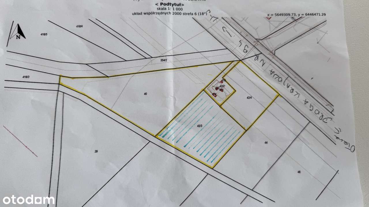 Działka rolna z możliwością uzyskania warunków zabudowy w Stanowicach-1