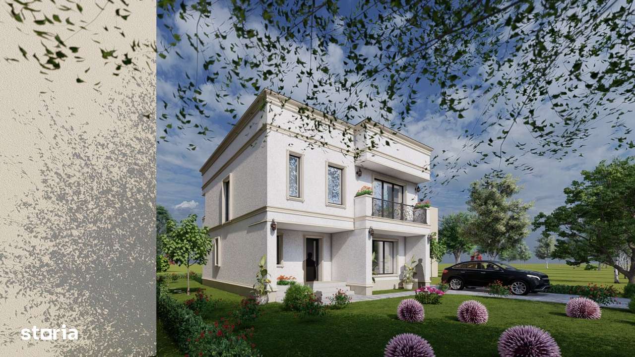 Vila Neoclasica zona CENTRALA Otopeni curte 500m2-5