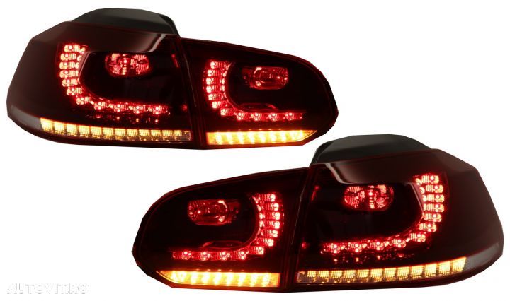 Stopuri FULL LED compatibil cu VW Golf 6 VI (2008-2013) R20 Design Se - 1