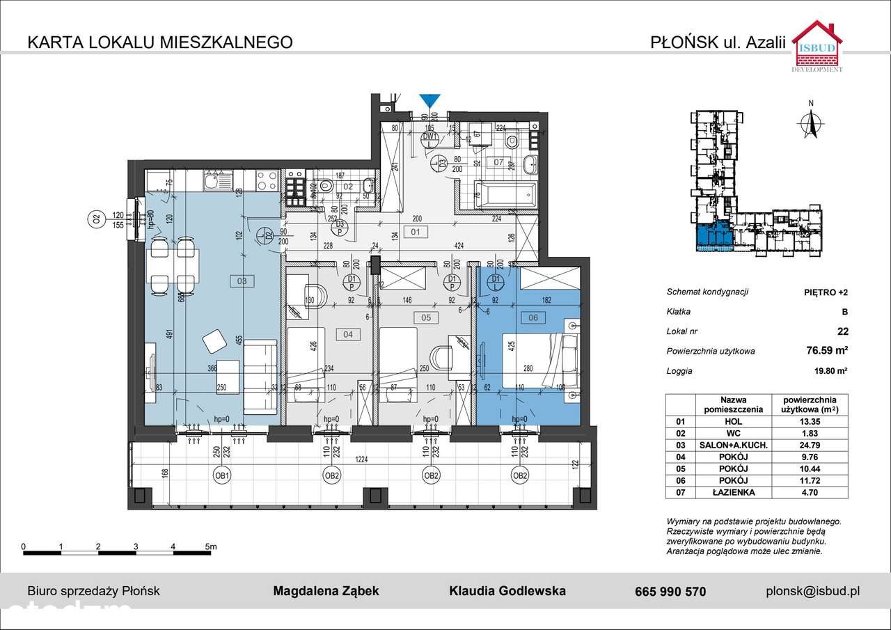 Osiedle przy Azalii | mieszkanie 4-pok. | B22 - Pełny obrazek: 2/7