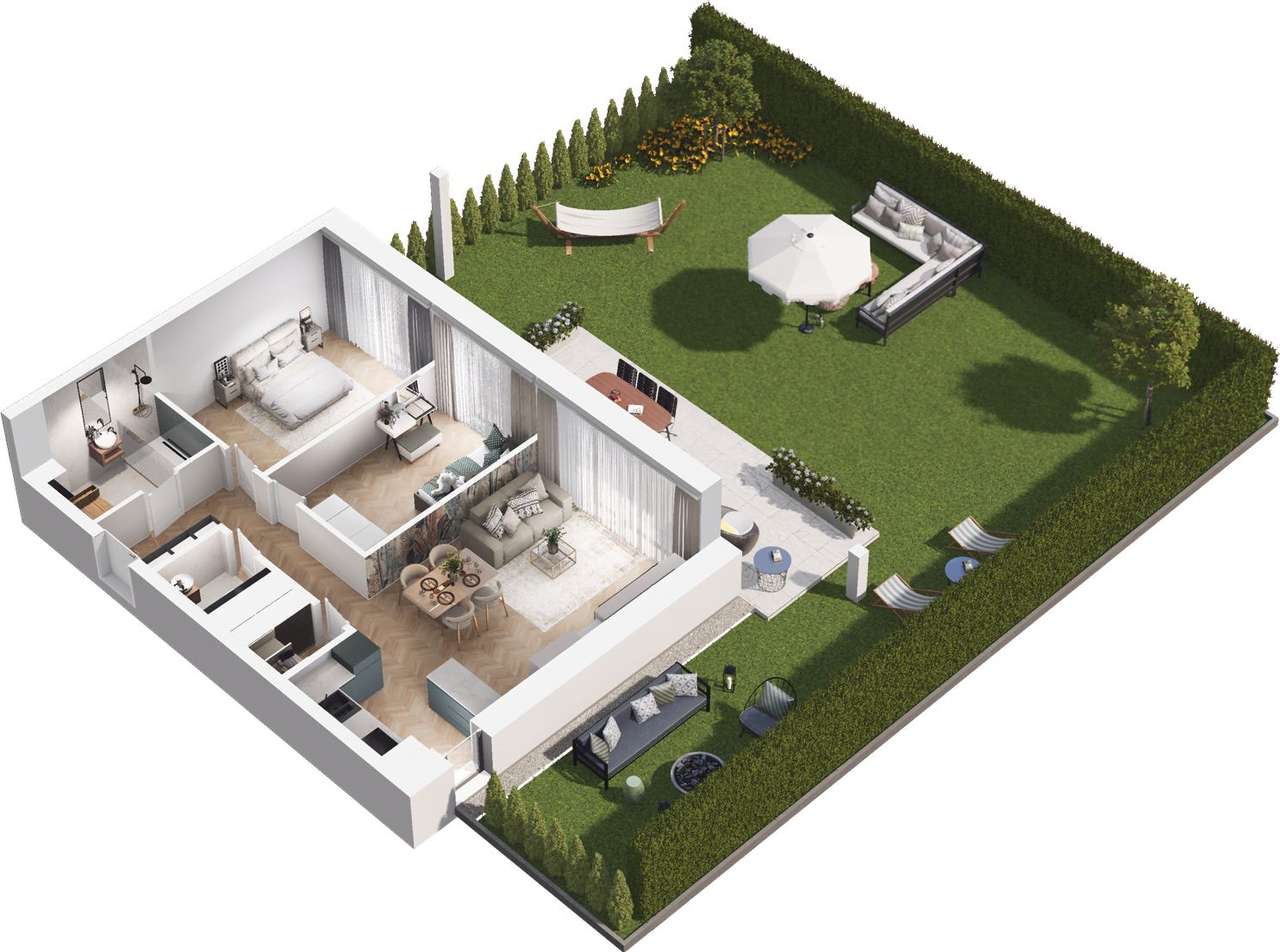 Ville Garden | mieszkanie 3-pok. | A.03 - Pełny obrazek: 5/10