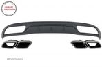 Difuzor Bara Spate Mercedes C-Class W205 S205 (2014-up) C63 A-Design Bara Standard- livrare gratuita - 1