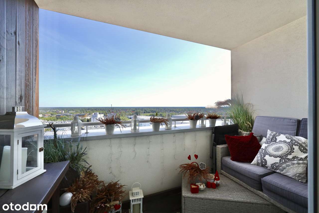 Mieszkanie z widokiem na Warszawę, 16 piętro, 20 min do centrum, SKM-12