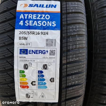 4x 205/55R16 Sailun Atrezzo 4Seasons Nowy komplet opon całorocznych Poznań - 2