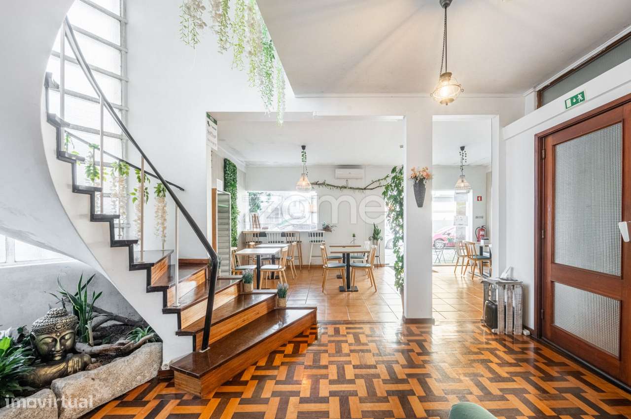 Trespasse de Restaurante Vegetariano com Jardim – Centro da Maia-5