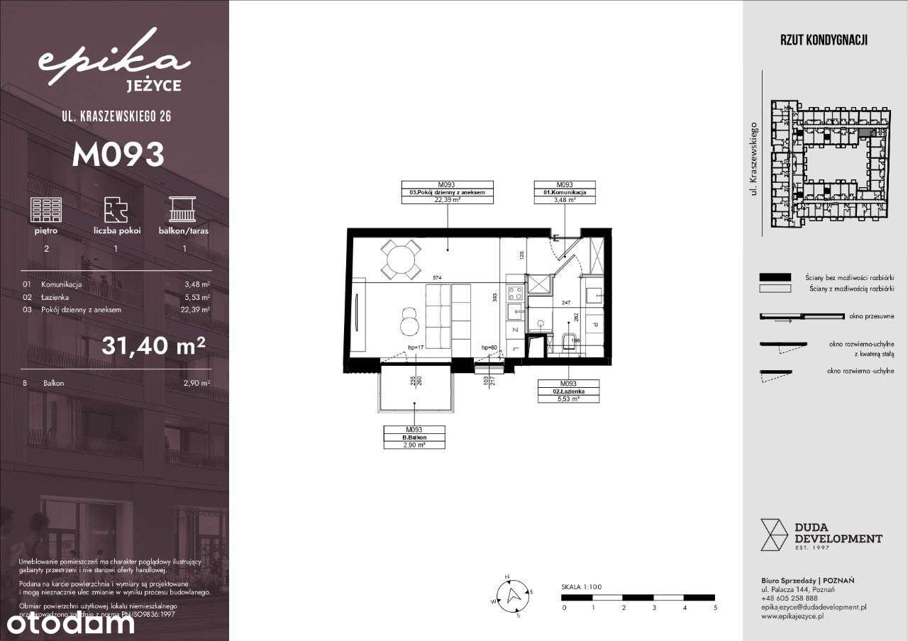 Mieszkanie idealne dla inwestora! Blisko centrum i Targów Poznańskich - Pełny obrazek: 2/8