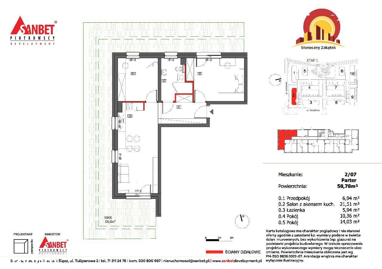 3-Pokojowe z Ogródkiem | Cisza i zieleń - Pełny obrazek: 2/8