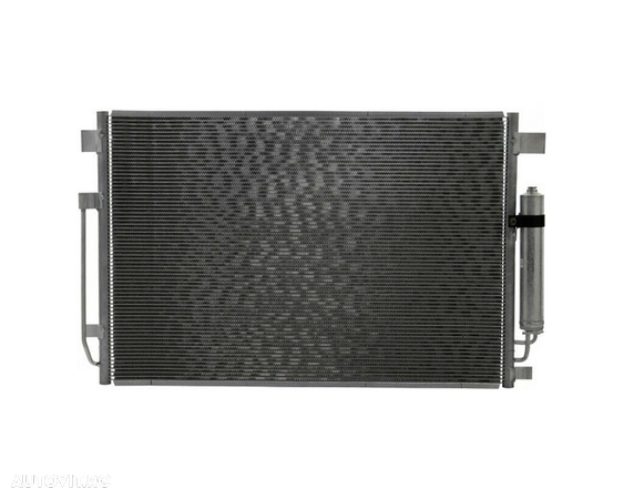 Condensator climatizare Nissan Murano, 10.2008-09.2014, motor 3.5 V6, 188 kw benzina, cutie CVT, full aluminiu brazat, 700 (655)x460 (440)x16 mm, cu uscator filtrat - 1