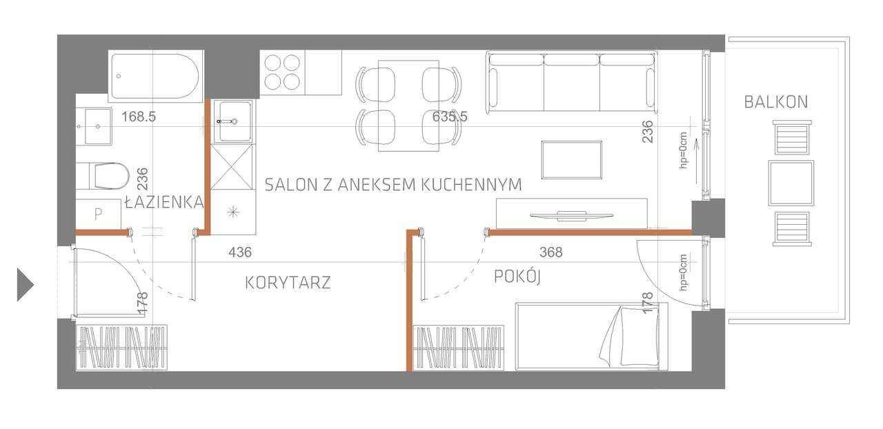 InCity - Apartament 70/M2 - Pełny obrazek: 3/17