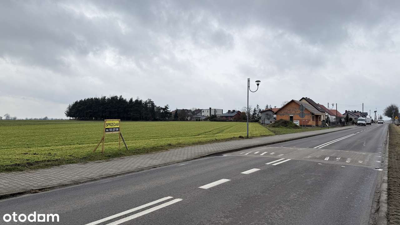 Działka Budowlana przy Drodze Asfaltowej-5