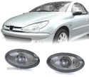 PISCAS LATERAIS PARA PEUGEOT 206 98-09 307 01-05 PRETO - 1