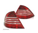 FAROLINS TRASEIROS PARA MERCEDES CLASSE S W220 02-05 VERMELHO BRANCO - 1