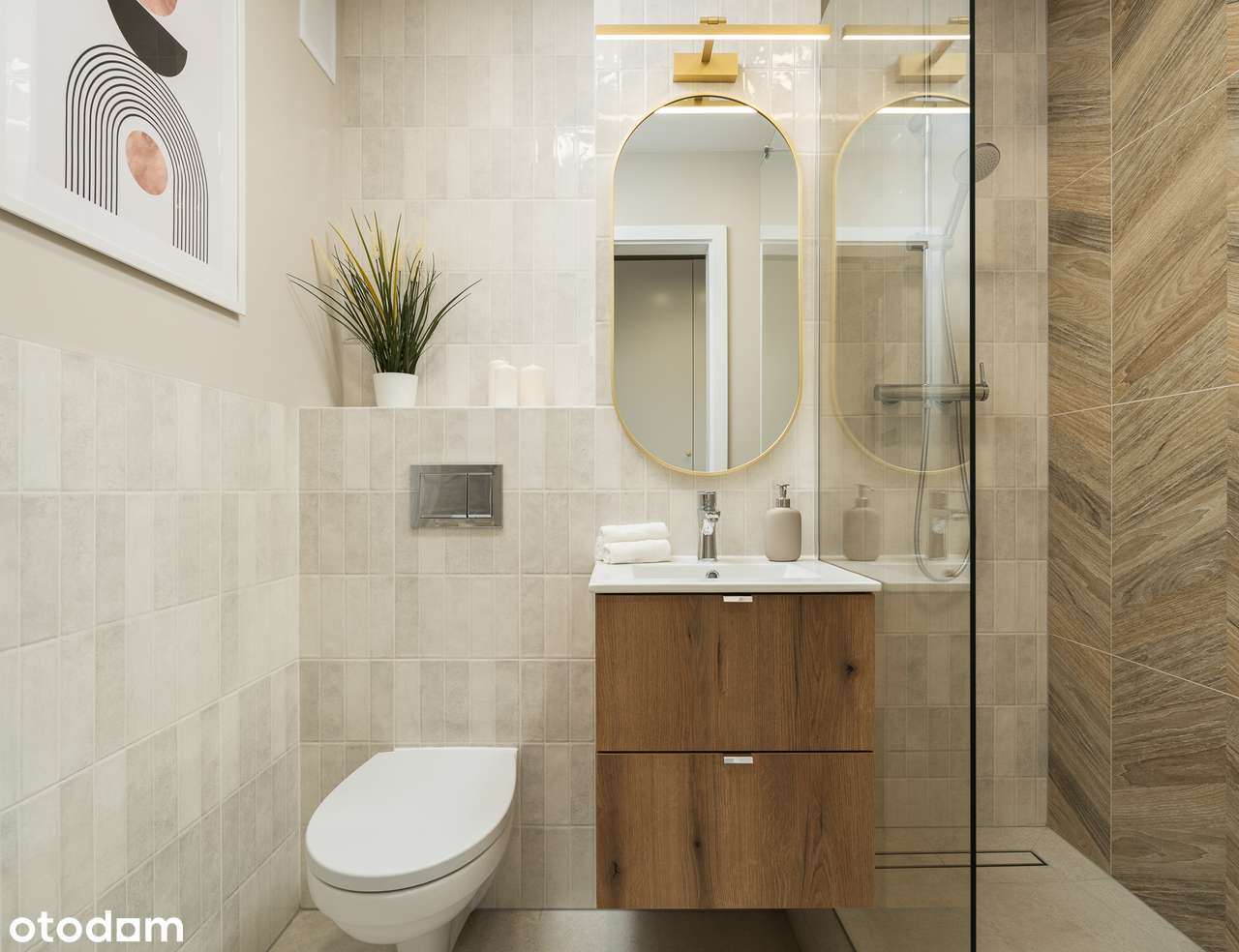 Metro M2 Młynów, garderoba, balkon, piwnica, zieleń, cegła, 2 pokoje - Pełny obrazek: 4/12