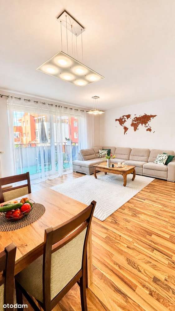 NOWA CENA Warzymice 65,96 m² UMEBLOWANE MIESZKANIE + GARAŻ-1